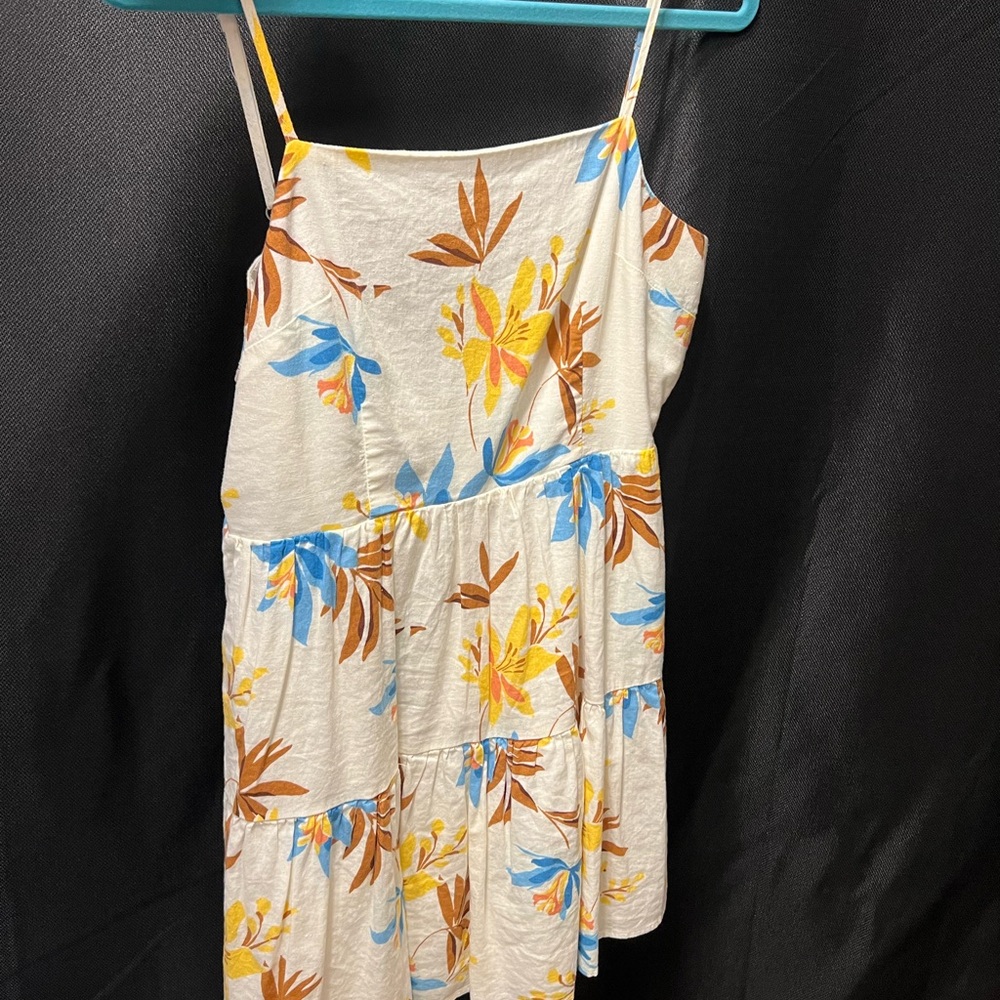 Forever 21 Floral Print Dress with Spaghetti Straps